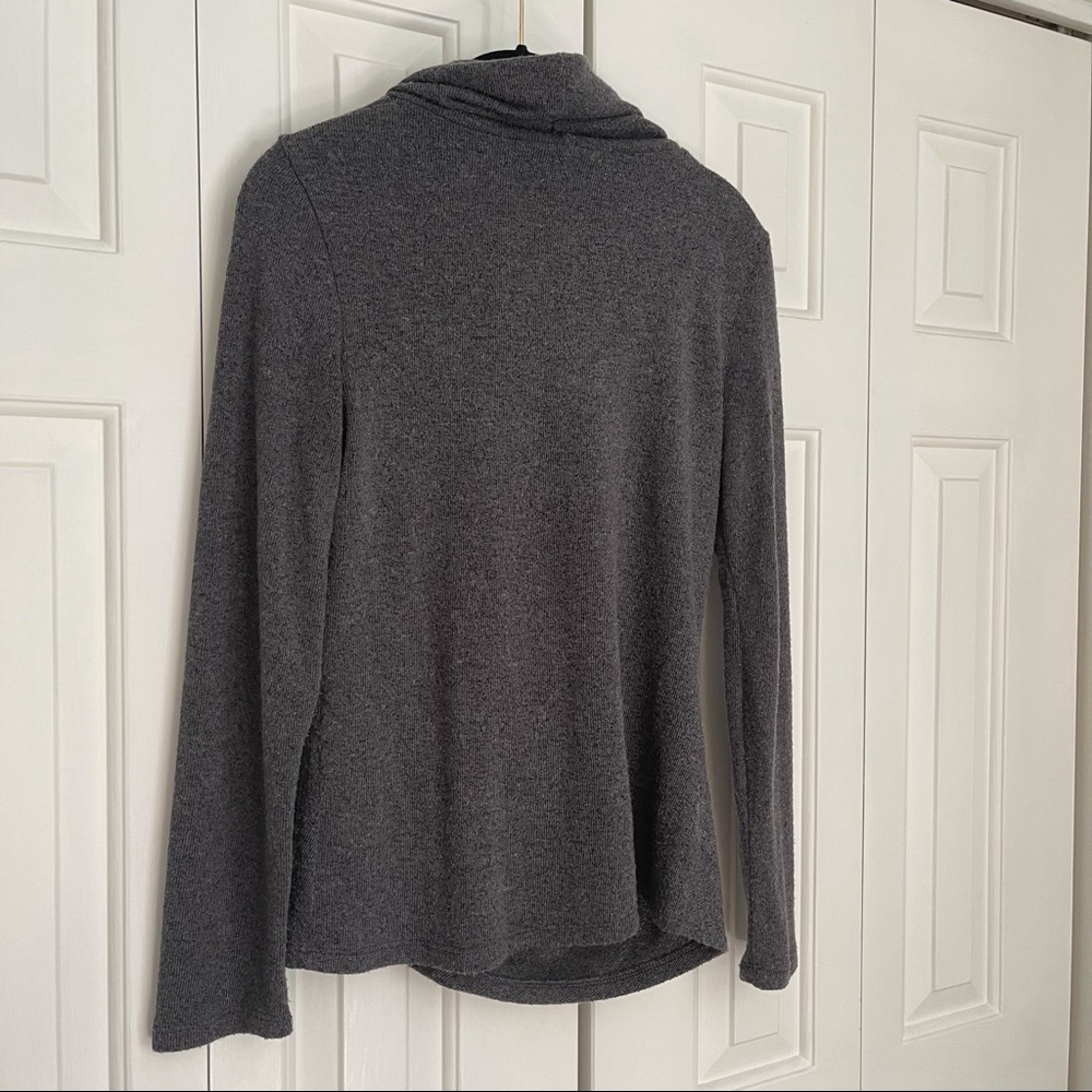 Ronen Chen Turtle Neck Gray Sweater - image 5